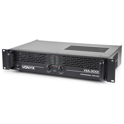 Vonyx VXA-3000 Amplificador PA Estéreo 2x1500W Rack 19"