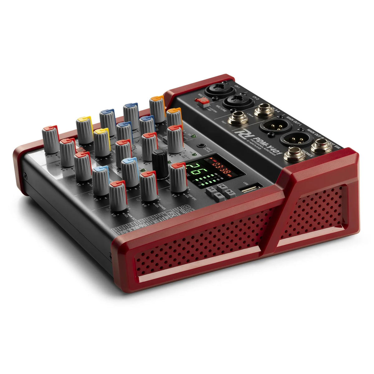 Power Dynamics PDM-Y401 Studio Music Mixer 4-Ch