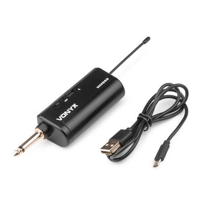 WM552B Sistema de Micrófono Inalámbrico Dual de Petaca UHF Plug-and-Play