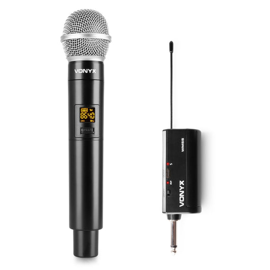Vonyx WM55 Micrófono Inalámbrico Plug-and-Play UHF