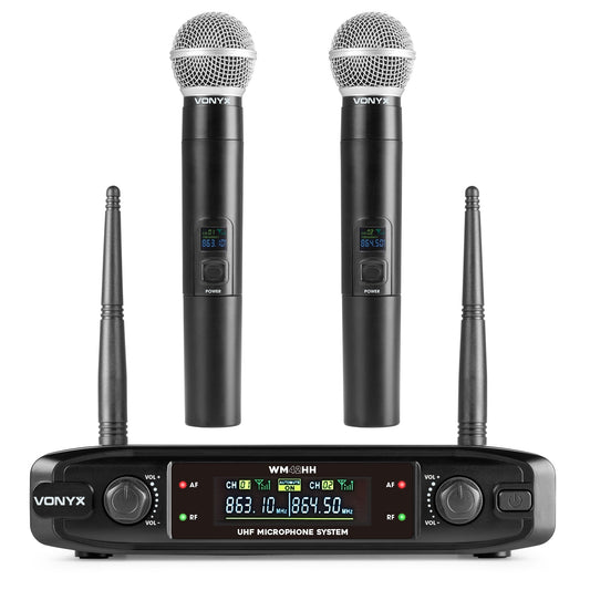 Sistema de Micrófono Inalámbrico UHF Doble WM42HH