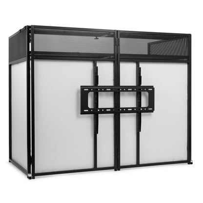 Vonyx DB6 — Sistema de Cabina DJ Plegable Pro con Soporte TV hasta 65"