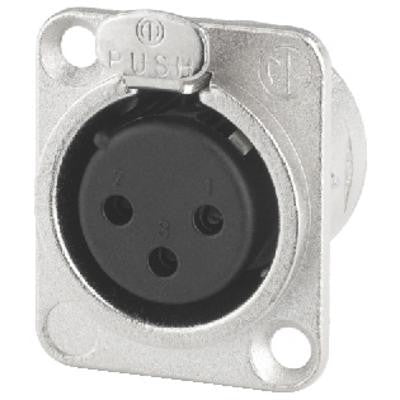 NC-3FDL1 CONECTOR XLR/HEMBRA CHASIS