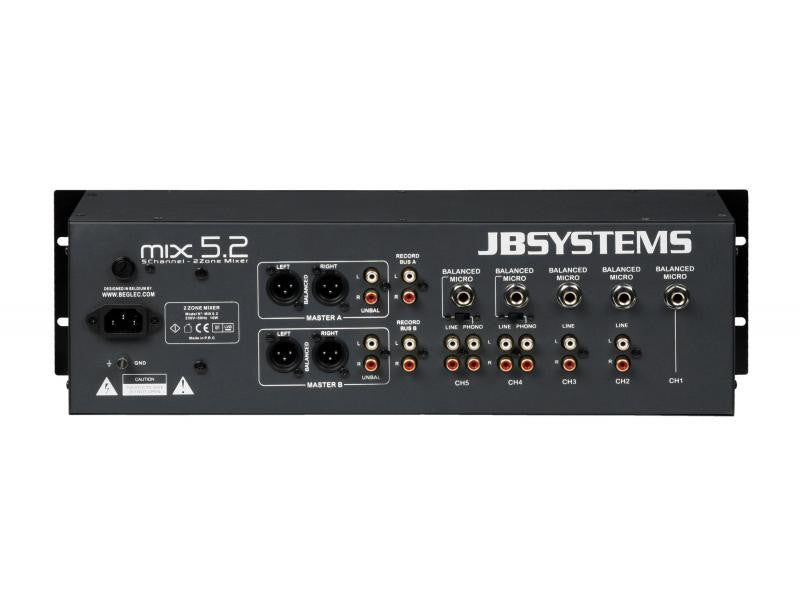 Mix-5.2 Jbsystems Mezclador 2 Zonas