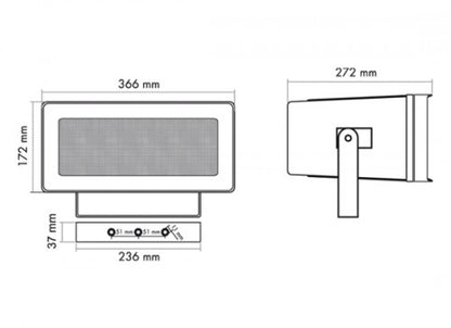 PF-30T Proyector De Sonido IP-66