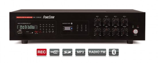 Amplificador Megafonia USB-Radio
