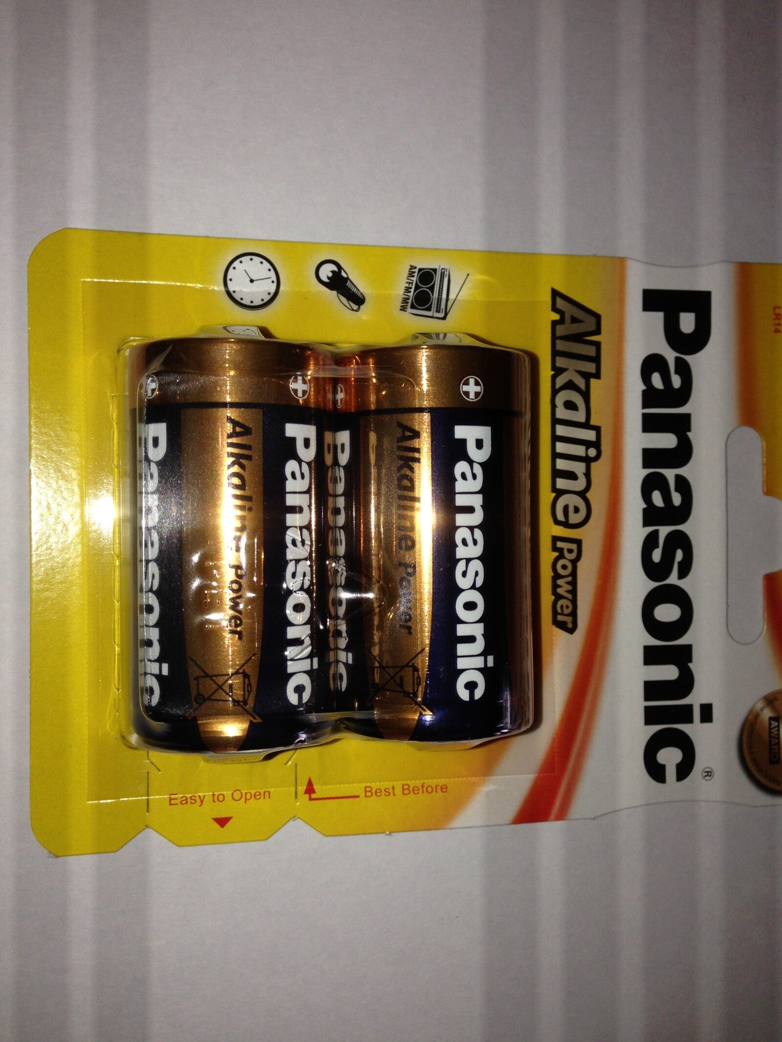 Blister 2 Pilas R14 Panasonic Alkalina