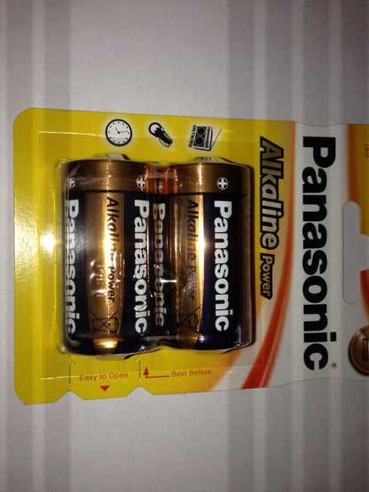 Blister 2 Pilas R14 Panasonic Alkalina