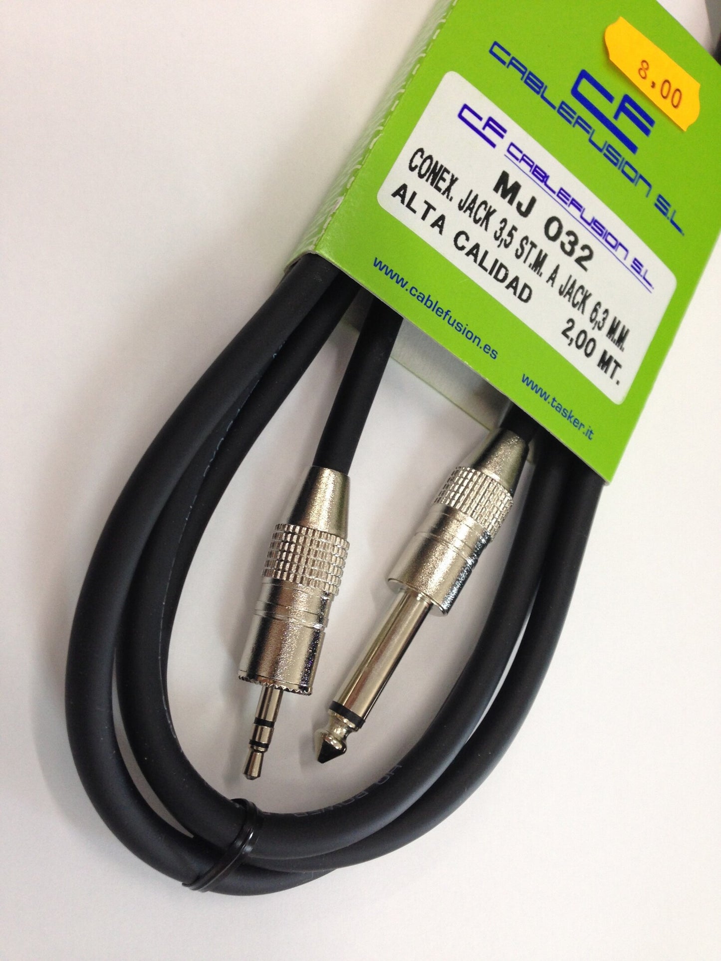Mini Jack Estereo a Jack Mono 6,3