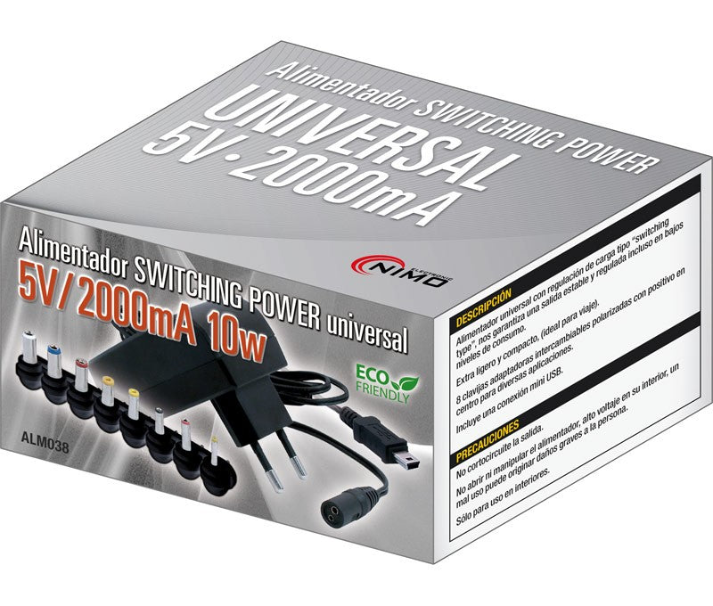 Alimentador Electronico 5v 2 Amperios