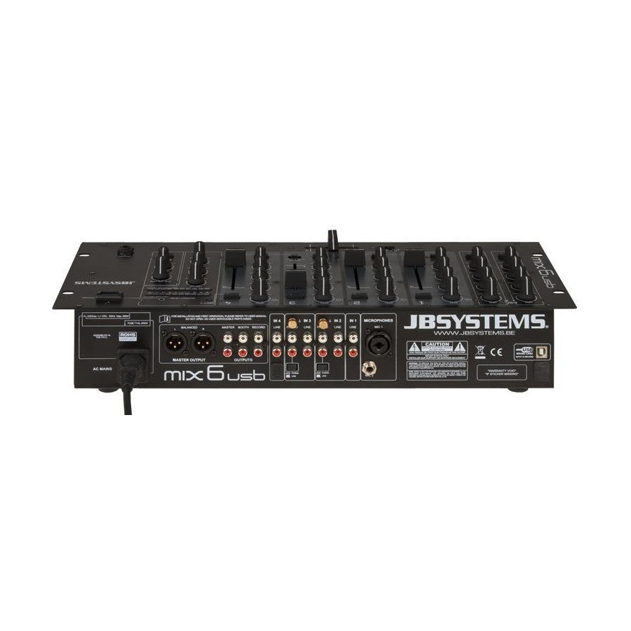Mezclador 6 Canales Usb