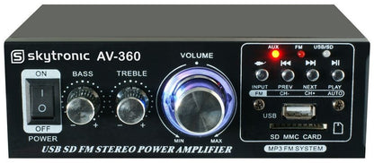 Altavoces de techo 6"1/2 + Amplificador con USB