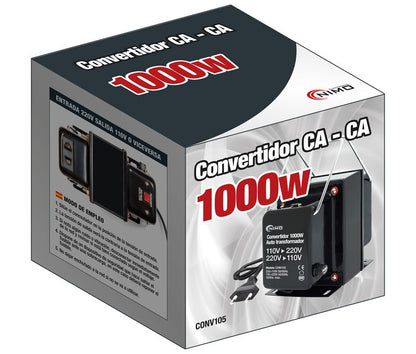 Auto transformador 110V - 220Vca, 1000W