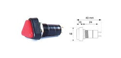 Pulsador Chasis Triangular 3 Amperios