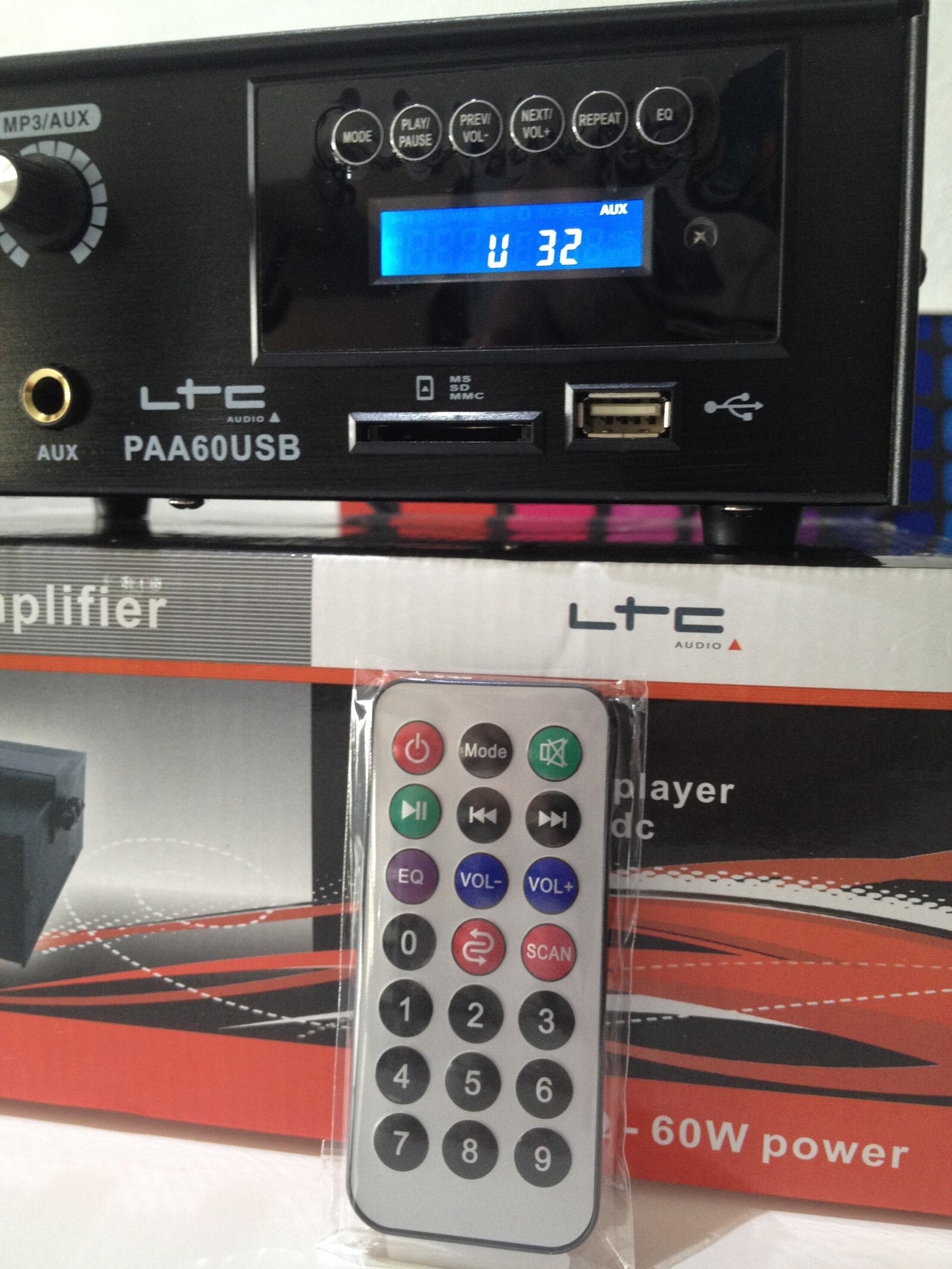 Amplificador Megáfonia 60w Mp3