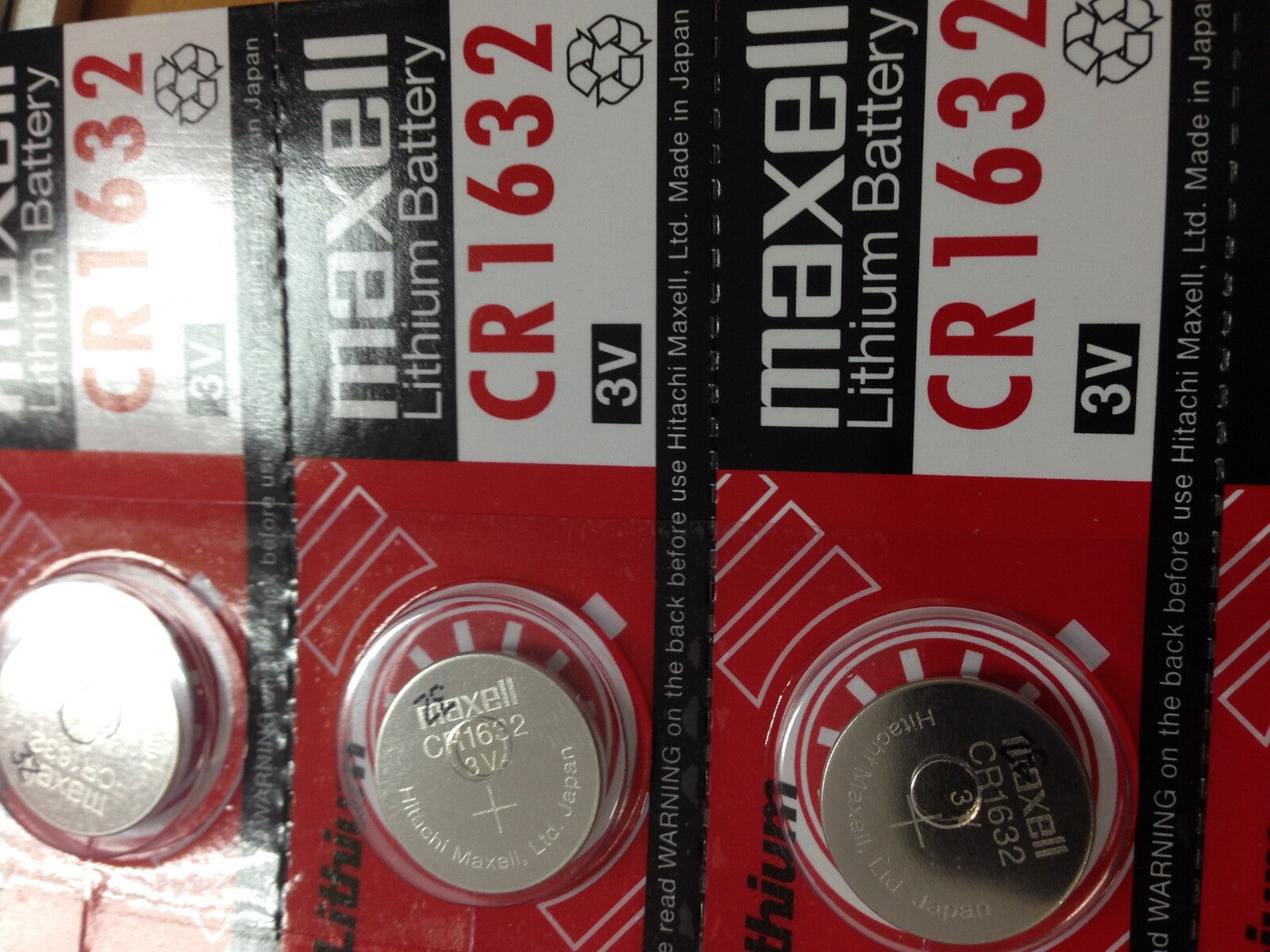 CR-1632 Pila De Litio 3v