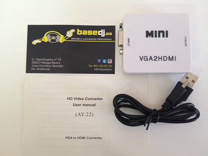 Convertidor Vga a HDMI
