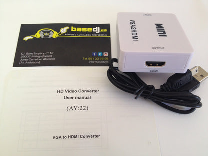 Convertidor Vga a HDMI