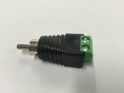 Conector Rca Macho A Bloque Terminales