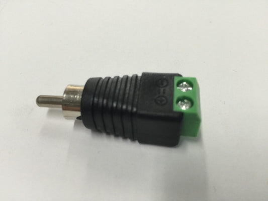 Conector Rca Macho A Bloque Terminales