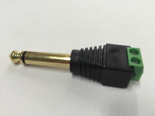 Jack Mono Con Terminales a Tornillo