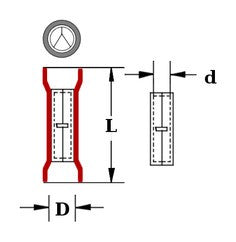 Empalme De Crimpar 2,3mm