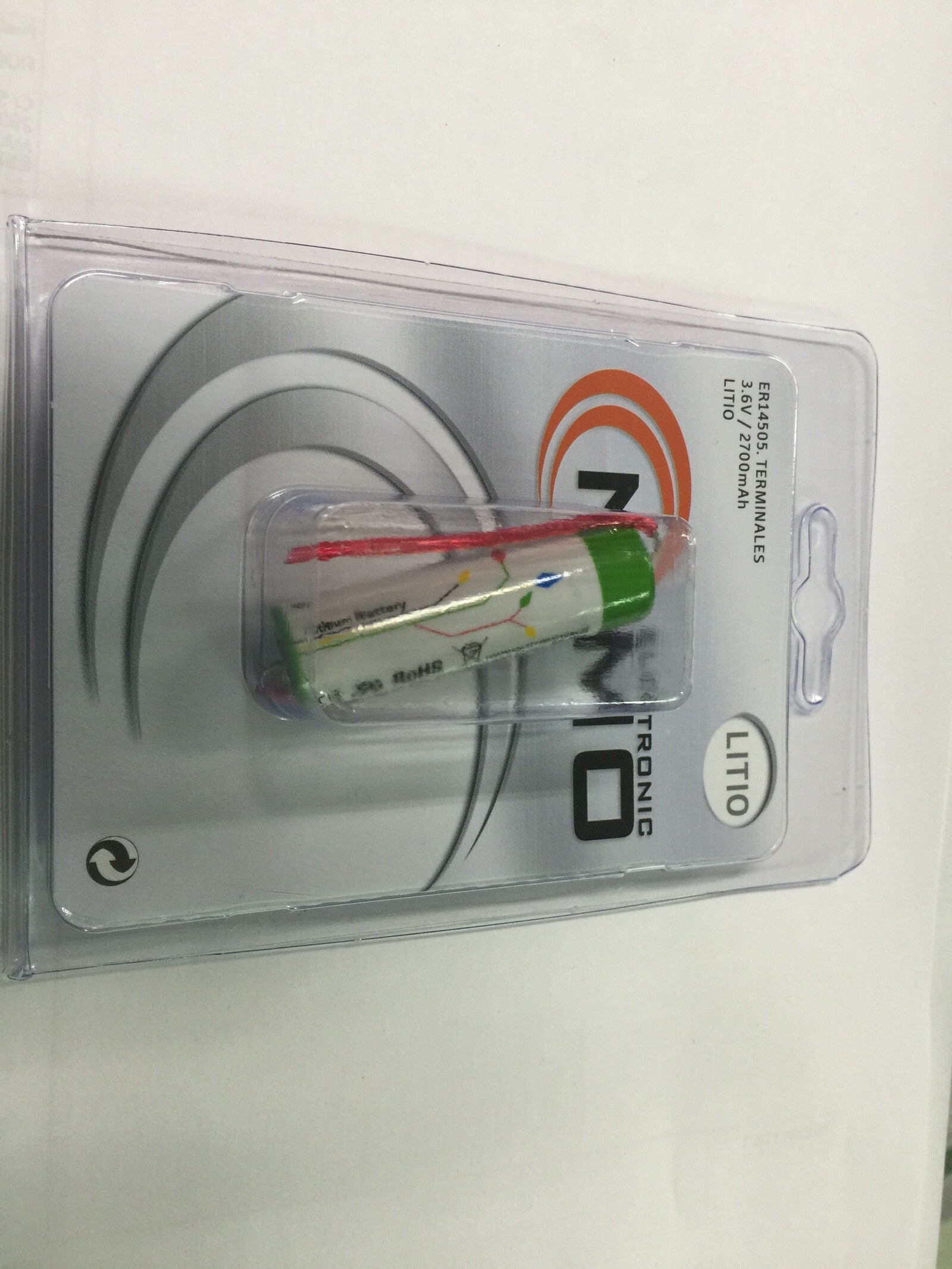 ER14505 Bateria Con Terminales 3,6v 2400 mAh