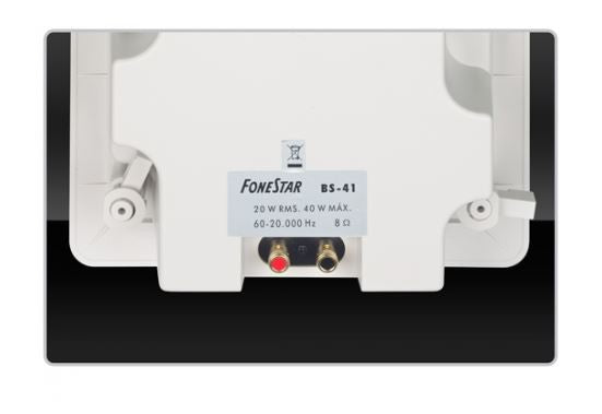 Altavoz de techo Hi-Fi con rejilla rectangular