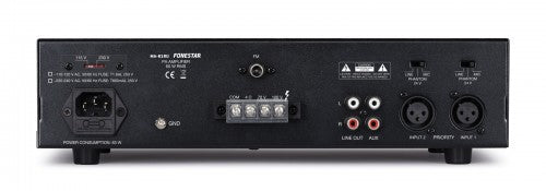 Amplificador de megafonía compacto con reproductor USB/SD/MP3