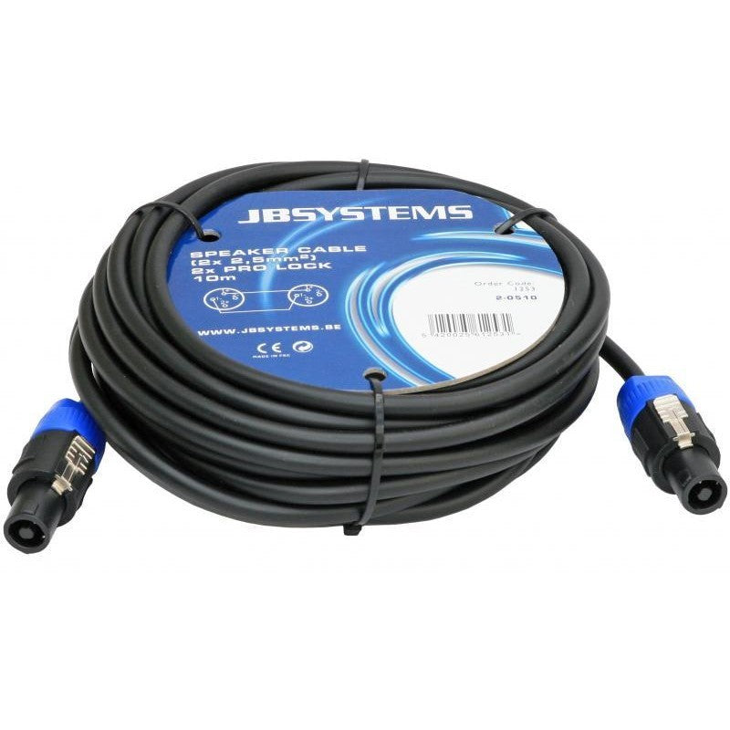 Conexion 10 Metros Speakon 2x2,5mm