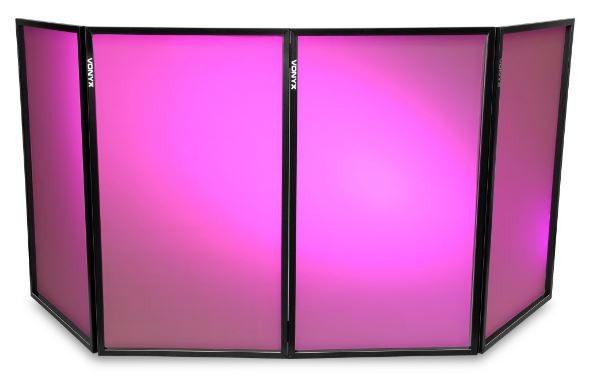 Pantalla Vonyx DJ plegable 120 x 70 (4 Paneles)