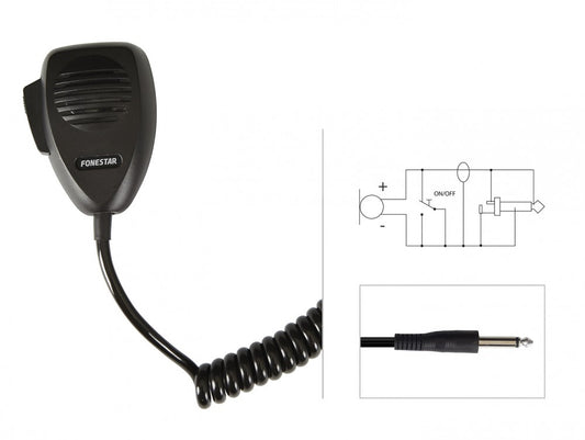 Micrófono De Mano Para Megáfonia Movil MCD-364