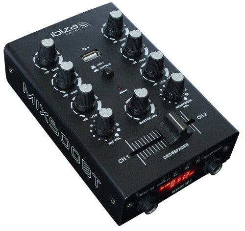 Mezclador de 2 Canales Y Bluetooth MIX500BT
