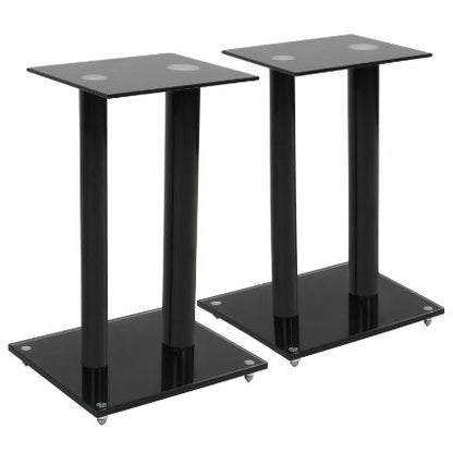 Soportes altavoces color negro pareja