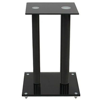 Soportes altavoces color negro pareja