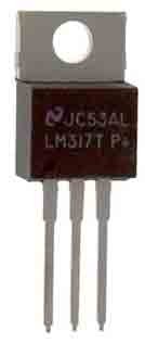 LM-317T  integrado regulador de tensión