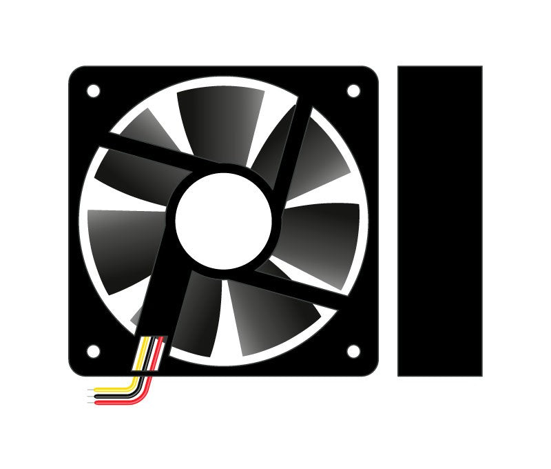 Ventilador 12v 92x92x25mm 3 Hilos