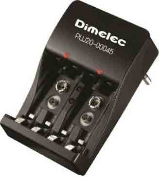 Cargador de baterías Ni-MH/Ni-Cd 4 AA / AAA / 9V