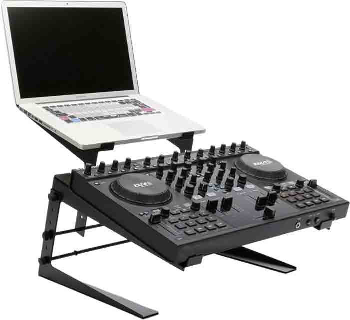Doble Soporte para Pc, portátil y monitor, para Rack DJ