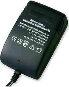 Alimentador universal estabilizado 3000mA DIMELEC