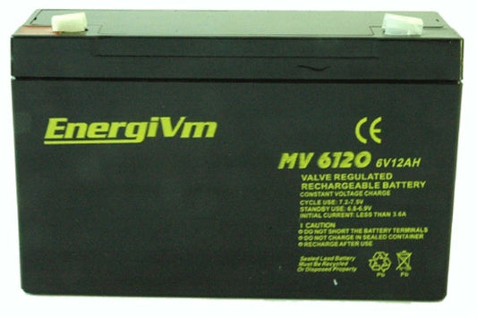 Bateria de plomo 6V 12A LP6-12