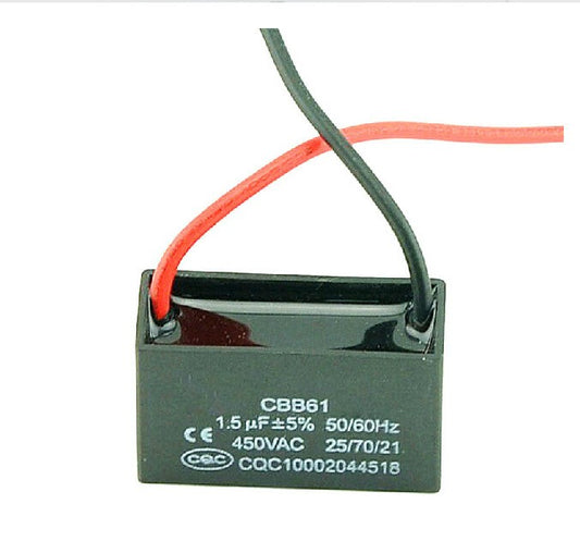1,5 uf  CB661 Condensador de arranque ventiladores 450v