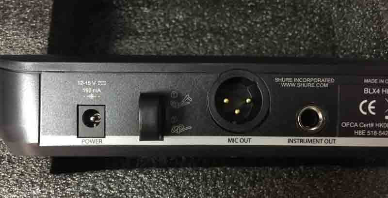 Micrófono Shure SM58 + receptor BLX24