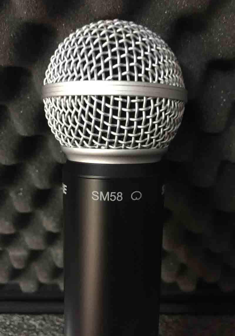 Micrófono Shure SM58 + receptor BLX24