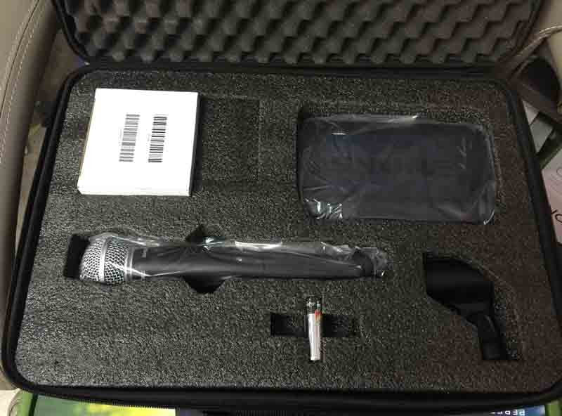 Micrófono Shure SM58 + receptor BLX24