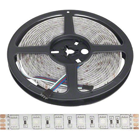 Tira led 5 metros rgb a 24 voltios Profesional