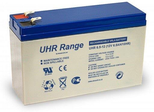 Bateria de plomo 12v 6,5 amperios UHR 6.5-12