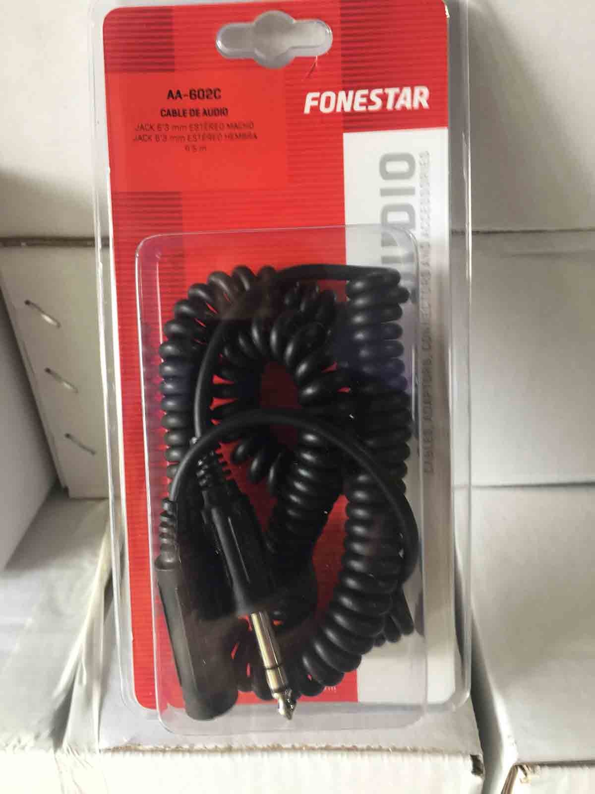 Prolongador cable Auriculares Cable rizado 4,5m