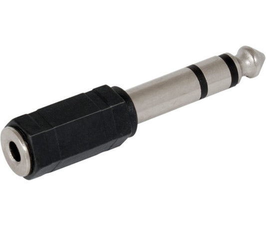 Adaptador Jack macho 6,3mm a hembra de 3,5mm estéreo