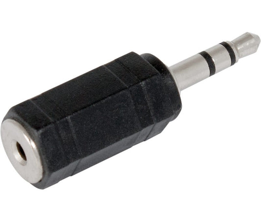 Adaptador Jack estéreo hembra 2,5mm a macho de 3,5mm